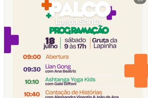 Palco Ocupa+ leva música, cultura e lazer gratuitos à Gruta da Lapinha neste sábado