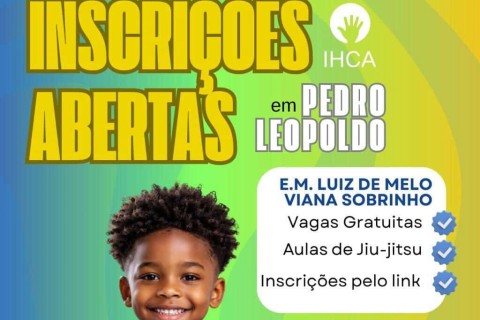 Escola Municipal abre inscrições para projeto gratuito de jiu-jitsu em Pedro Leopoldo