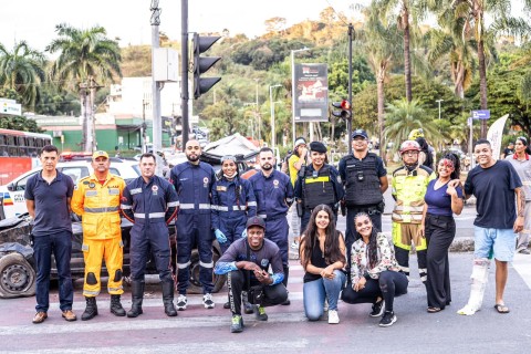 Maio Amarelo mobiliza Pedro Leopoldo com ações de conscientização e alerta pela vida no trânsito