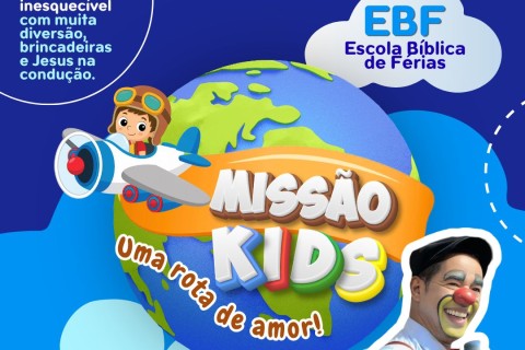 Assembleia de Deus promove EBF “Missão Kids” neste sábado em Pedro Leopoldo