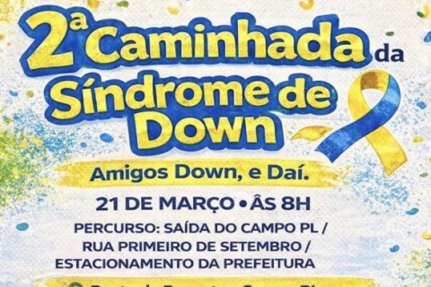 Pedro Leopoldo realiza caminhada em celebração ao Dia Internacional da Síndrome de Down