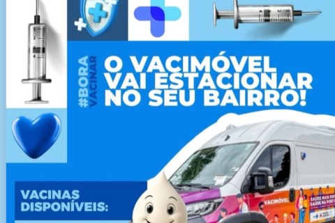 Vacimóvel estaciona no bairro São Geraldo neste sábado em Pedro Leopoldo