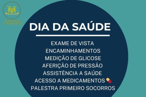 Mutirão de saúde será realizado neste sábado (2) em Lagoa de Santo Antônio