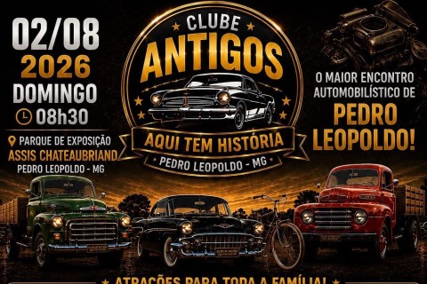 Encontro de carros antigos movimenta Pedro Leopoldo no próximo domingo(2)