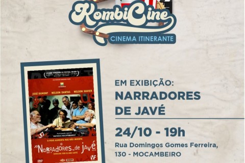 KombiCine leva o premiado Narradores de Javé a Mocambeiro em noite de arte e cultura
