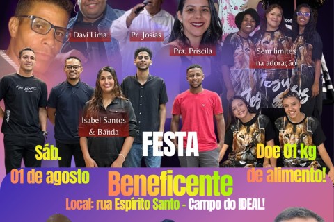 Festa Beneficente reúne louvor, solidariedade e ação social em Pedro Leopoldo