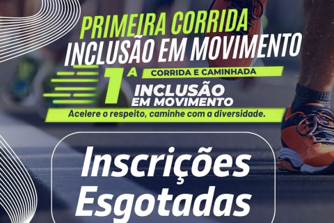 Inscrições esgotadas para a 1ª Corrida Inclusão em Movimento da APAE
