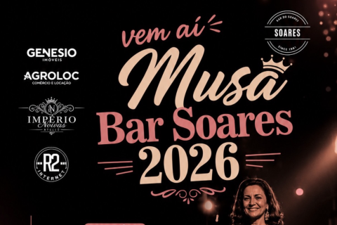Musa Bar Soares 2026 terá programação gratuita e transmissão ao vivo pelo YouTube