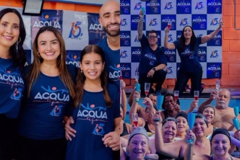 Academia Acqua Life comemora 15 anos de dedicação à natação e à qualidade de vida em Pedro Leopoldo