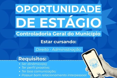 Prefeitura de Pedro Leopoldo oferece oportunidade de estágio para estudantes de Direito e Administração