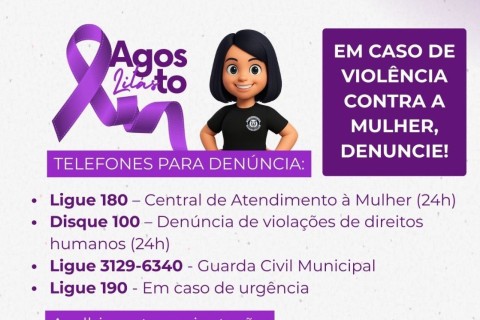 Pedro Leopoldo promove evento do Agosto Lilás em parceria com Executivo, Legislativo e Judiciário