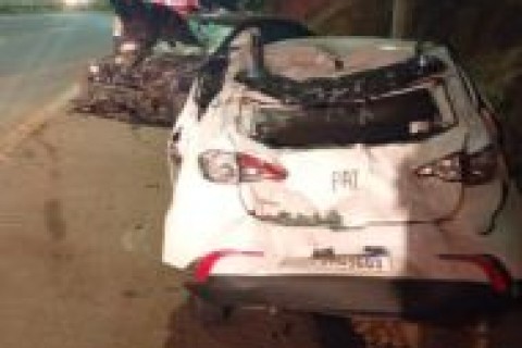 Colisão na MG-800 em Lagoa Santa deixa dois feridos