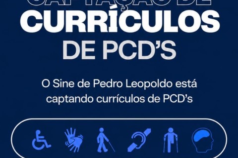 Sine de Pedro Leopoldo recebe currículos de pessoas com deficiência